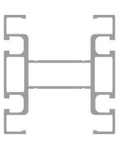86x92mm aluminiumsprofil for Aluflex transportbånd
