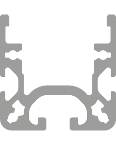 Aluminiumsprofil 40x40mm for rulleskinner - Spor 8