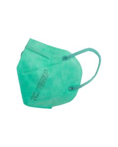 Munnbind KN95 FFP2, Turkis, CE merket, 10 stk