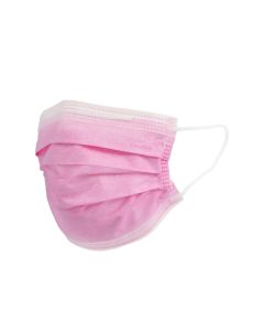 Kirurgiske munnbind Type 2R, Rosa, 50 stk