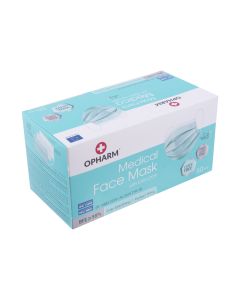 Opharm Kirurgisk munnbind Type 2R - Turkis - 50 stk