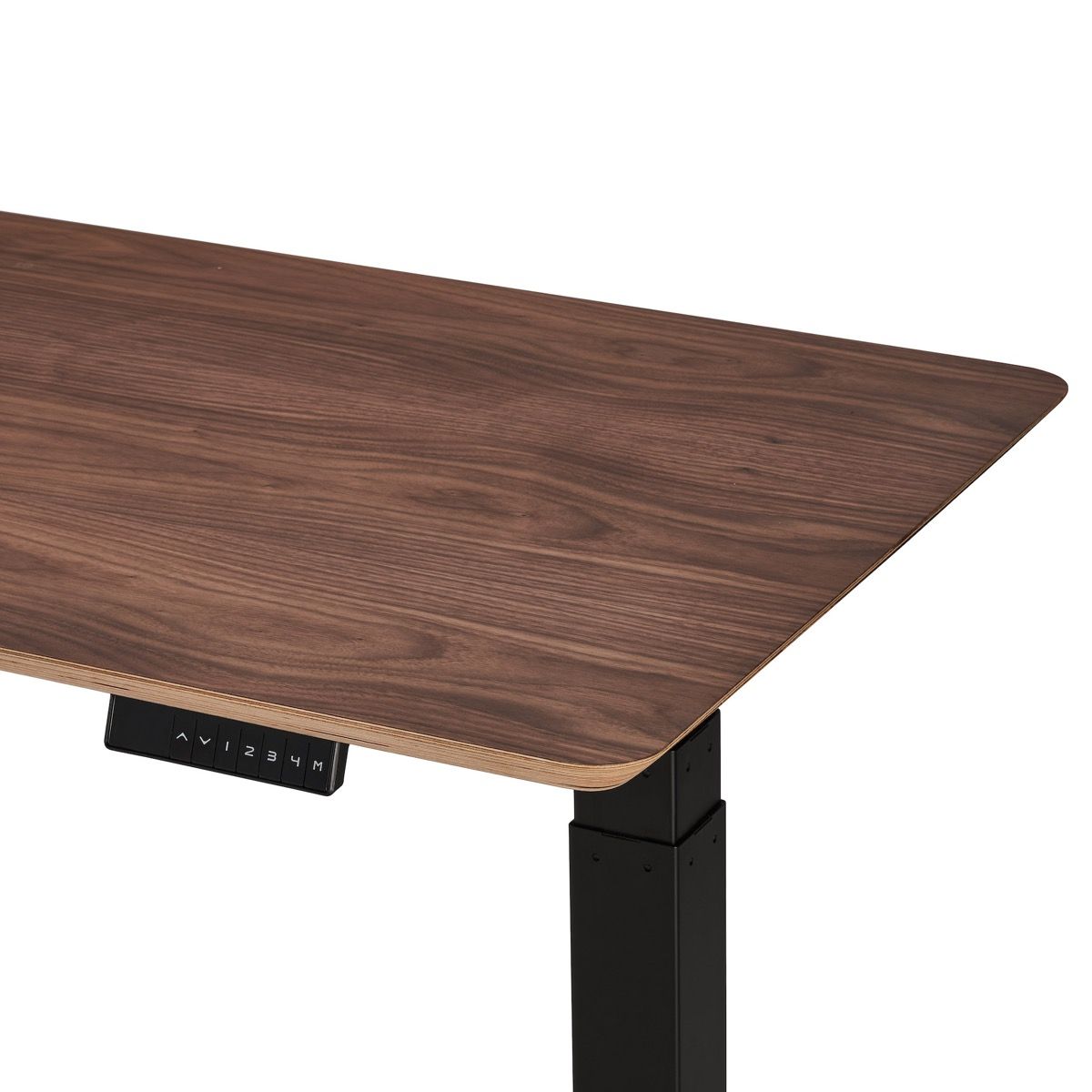 Oakywood Hev/senk pult - 160x80cm - Valnøttfinér