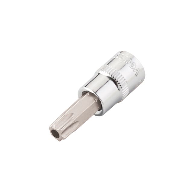  1/4” pipenøkkel med TORX bit og hull - T30 / 37mm 
