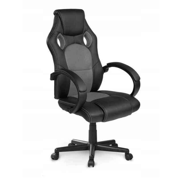 Master Gamingstol / Kontorstol - Sort/Grå