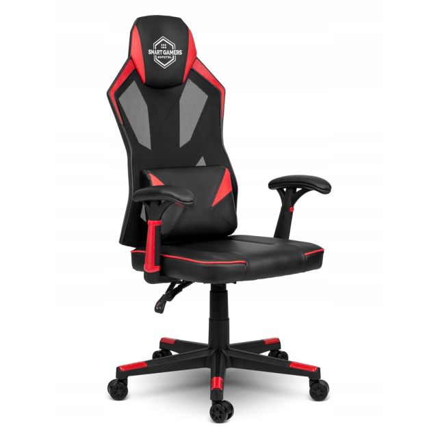 Shiro Gamingstol - Sort/Rød